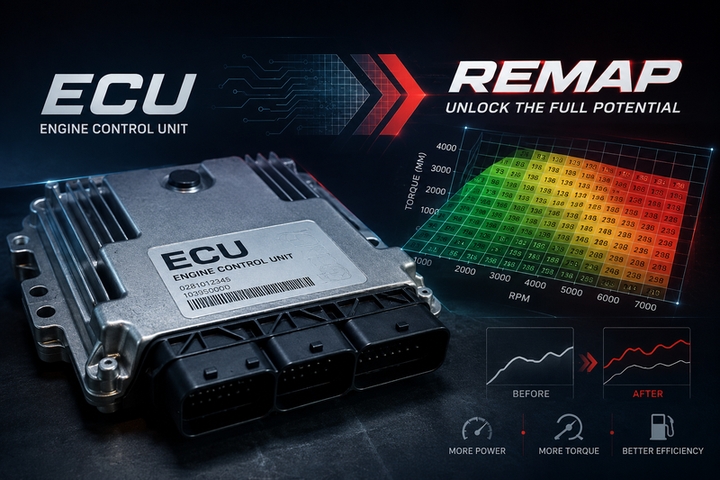 خدمات ریمپ تخصصی ECU | افزایش قدرت، کاهش مصرف سوخت و بهبود شتاب با ریمپ اصولی و ایمن.